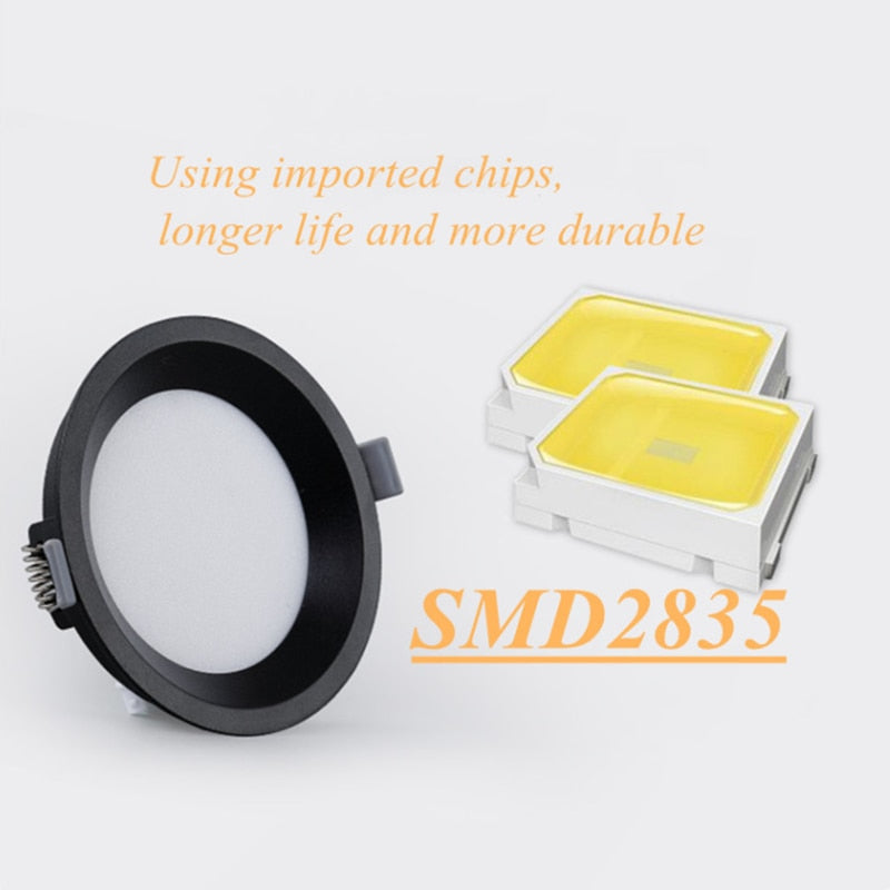 Led Panel Lights 12w 16w 22W Ceiling Spotlight Ac220V Led Downlight Cold White Warm Lamps Indoor Lighting SMD 2835 Bathroom Light