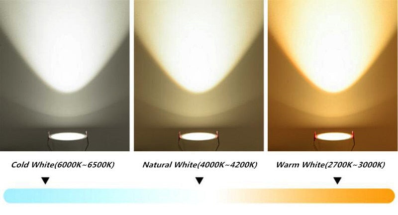 Led Panel Lights 12w 16w 22W Ceiling Spotlight Ac220V Led Downlight Cold White Warm Lamps Indoor Lighting SMD 2835 Bathroom Light