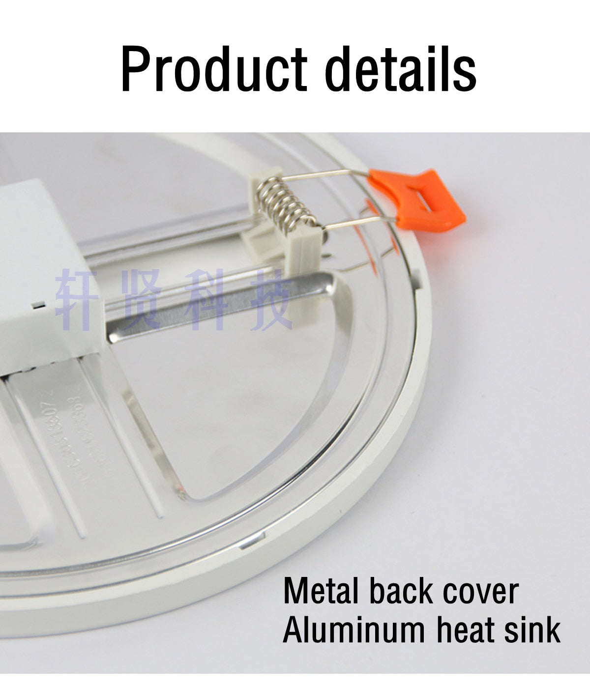 Round Square Ultra thin LED Panel Light Recessed Downlights 6W 8W 15W 20W AC 220V 230V Indoor lighting Ceiling Lamp