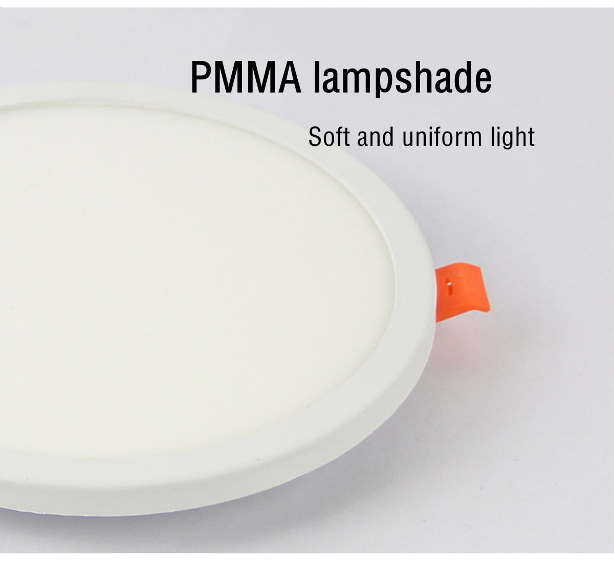 Round Square Ultra thin LED Panel Light Recessed Downlights 6W 8W 15W 20W AC 220V 230V Indoor lighting Ceiling Lamp