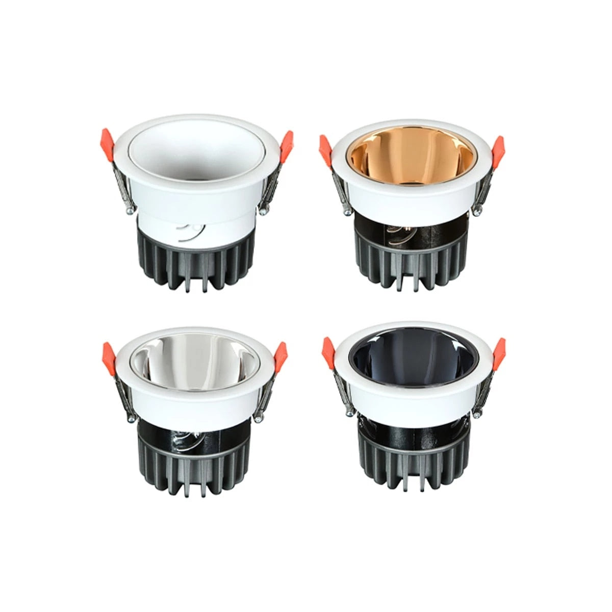 New Recessed Anti Glare COB LED Downlights 7W/10W/12W/15W LED Ceiling Spot Lights AC85~265V Background Lamps Indoor Lighting