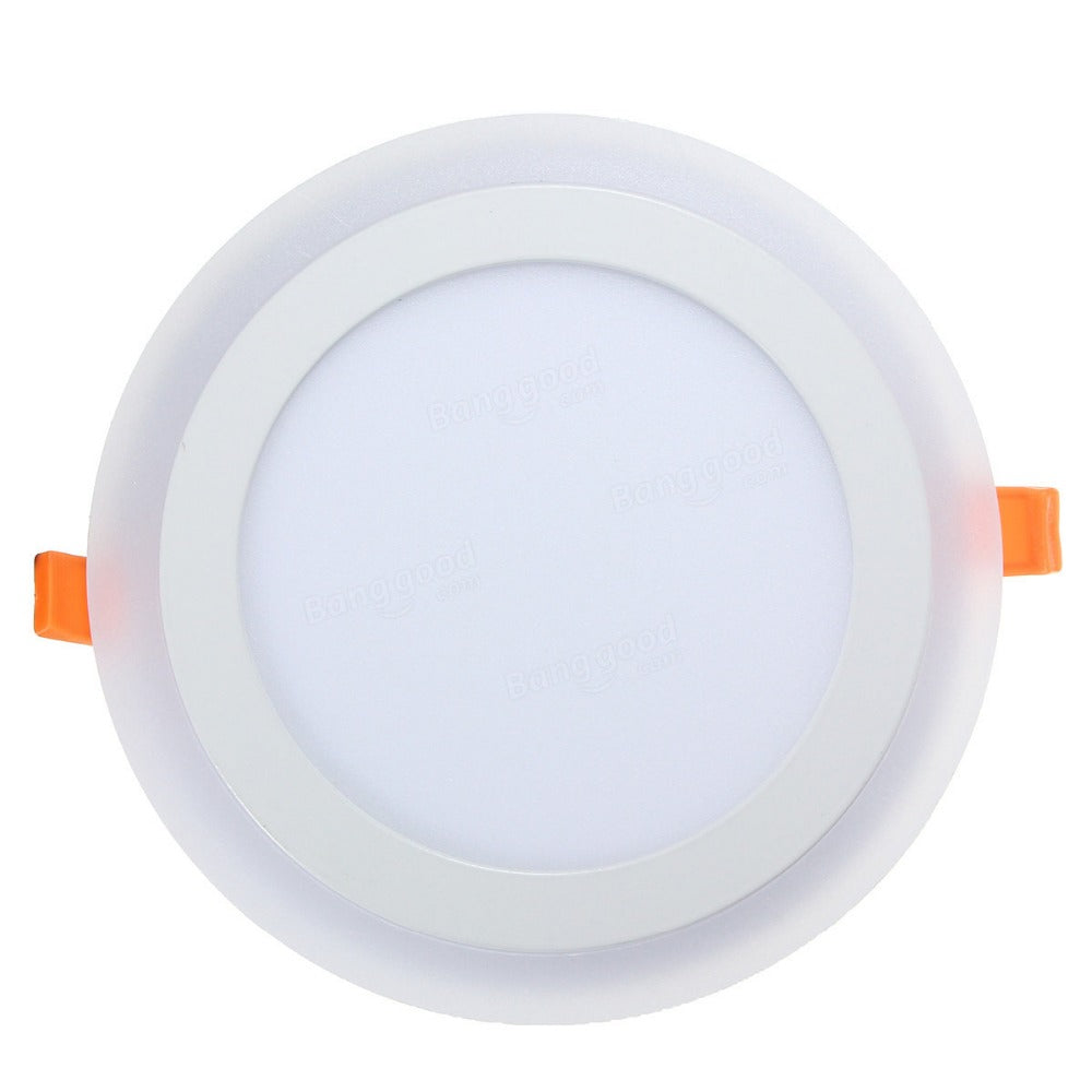 White + RGB LED Panel Light 6w/9w/18w/24W Recessed Ceiling Downlight 3 Models Acrylic Panel Lamp with Remote Control AC85-265V