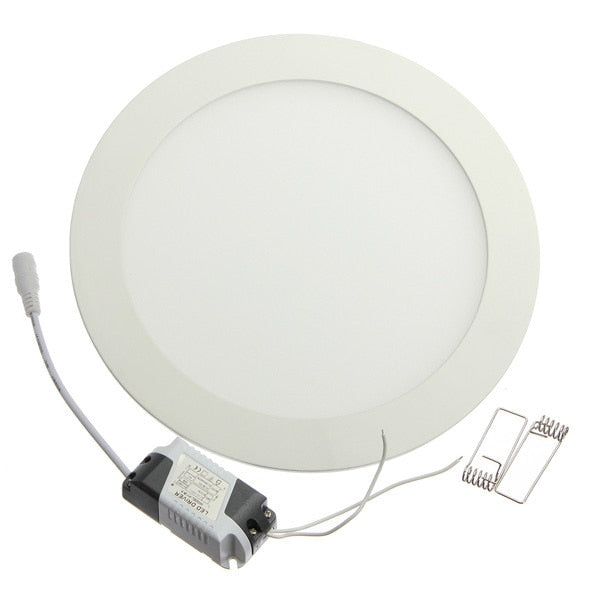 DHL/Fedex Free ship30pcs/lot Ultra thin 15W led panel light AC85-265V White/Warm White/Cold White LED Downlight Recessed light