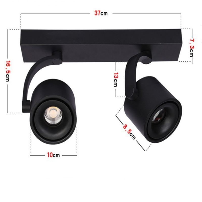 Downlight 12W/20W Led Downlight Surface Installation AC85-265V Adjustable Rotating Led Light