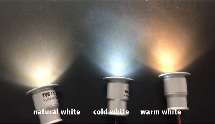 IP65 12V Mini LED Downlight Recessed Ceiling Lighting Spot Light Corridor Lamps 1W Dimmable Spotlight for Showcase Cabinet