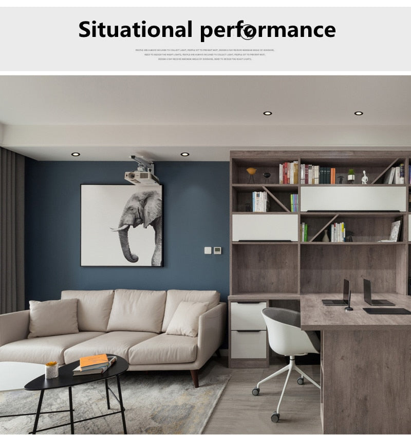 Dimmable Anti-Glare Downlight Embedded 7W 9W 12W 15W 18W Adjustable Angle Home Living Room Background Wall LED Spotlight