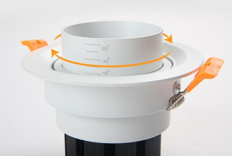 NEW 3W 10pcs/lot LED COB Spotlight Recessed Downlight Zoom Adjustable Lamp