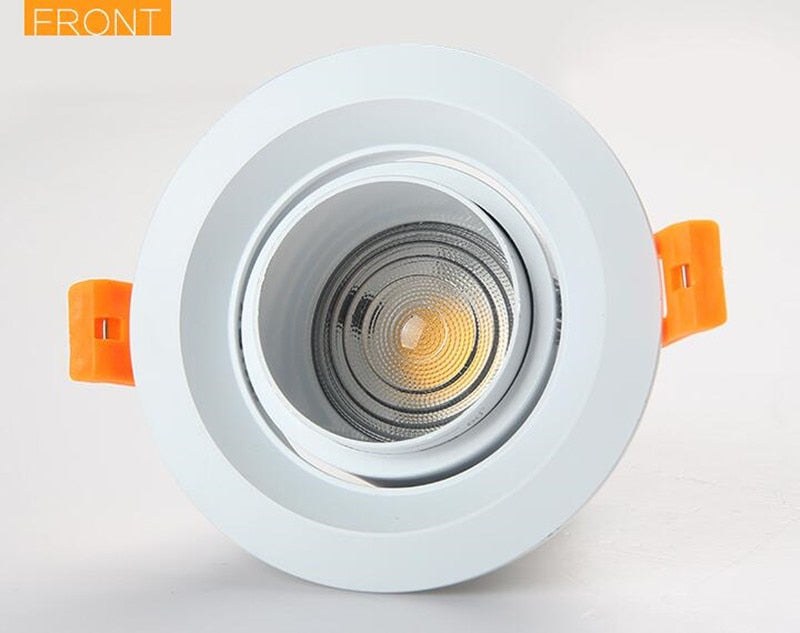 NEW 3W 10pcs/lot LED COB Spotlight Recessed Downlight Zoom Adjustable Lamp