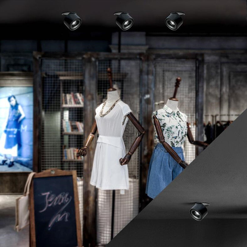 4X High Power Adjustable Surface Mounted LED Downlight Warm Cool White 15W 20W COB LED Down Light Indoor Lighting Free Shipping