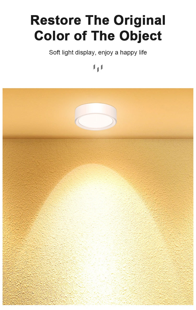 Led Downlights Round Led Spot Light 220V 110V 5/12/15/18W Downlight Ceiling Spot Led Lighting Fixture for Home Kitchen Lamp
