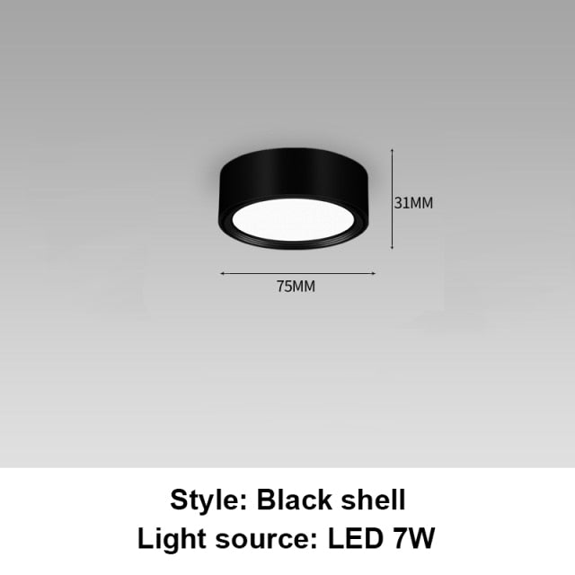 Led Downlights Round Led Spot Light 220V 110V 5/12/15/18W Downlight Ceiling Spot Led Lighting Fixture for Home Kitchen Lamp