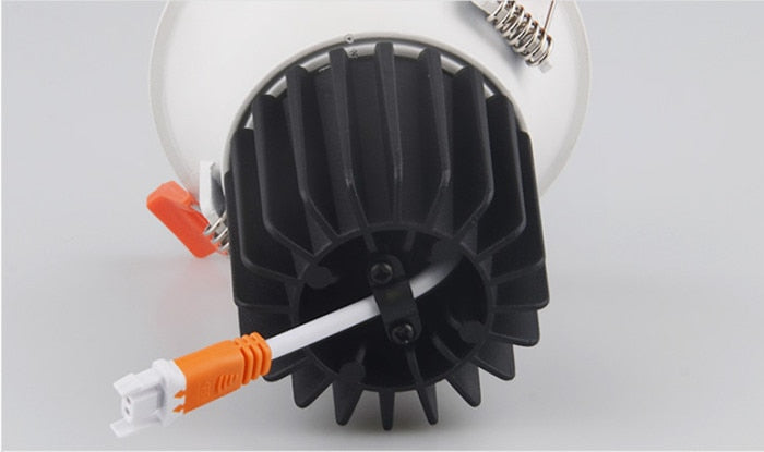 Dimmable Honeycomb Anti-glare COB Ceiling Recessed Led Downlight 7w 12w warm white LED Wall Wash Light Hotel Villa Lighting