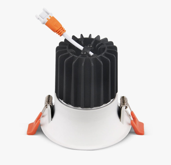 Dimmable Honeycomb Anti-glare COB Ceiling Recessed Led Downlight 7w 12w warm white LED Wall Wash Light Hotel Villa Lighting