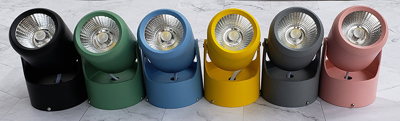 Multicolor Surface Mounted LED Downlight dimmable COB 10W 15W Household & Commercial COB Downlight