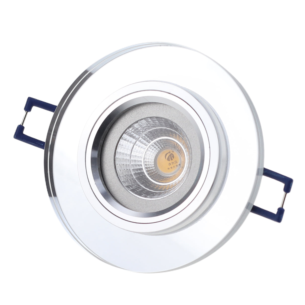 Crystal Glass Gu10 Led Spot Light Fitting MR16 Round Recessed Ceiling LED Downlight Housing Fixture