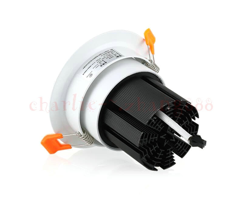 Adjustable focal length 7w 12w dimmable COB LED Downlights black and white LED Ceiling Lamps Spot Light LED Downlights
