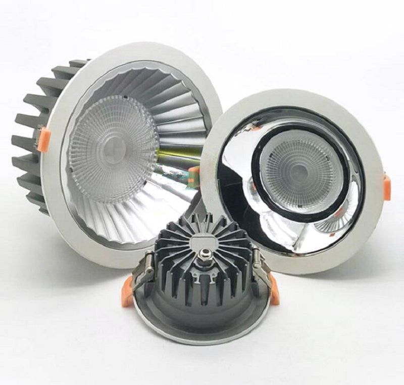 LED ceiling LED spot light lamp dimmable 110V ,240V,30W LED downlight white black Including drive