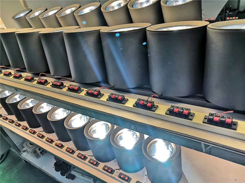 Surface Mounted High Quality Aluminum 10W LED Black White Body Ceiling LED Downlight 85-265V 10W For Shop Home Improvement