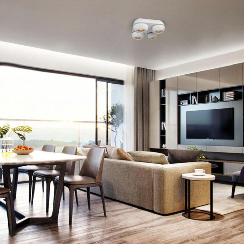 360 degree rotation 15W 30W LED Downlight dimmable spotlight AC110V 220V Lighting surface mounted LED Down Lights Indoor Light