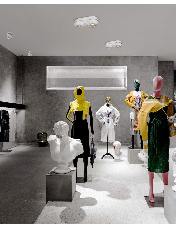 360 degree rotation 15W 30W LED Downlight dimmable spotlight AC110V 220V Lighting surface mounted LED Down Lights Indoor Light