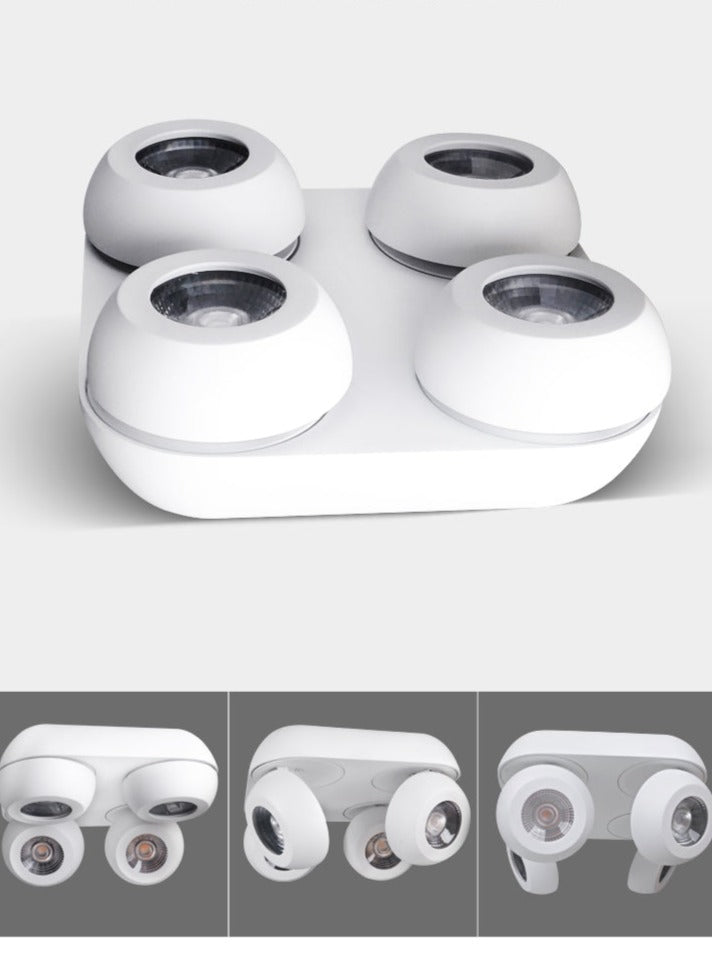 360 degree rotation 15W 30W LED Downlight dimmable spotlight AC110V 220V Lighting surface mounted LED Down Lights Indoor Light