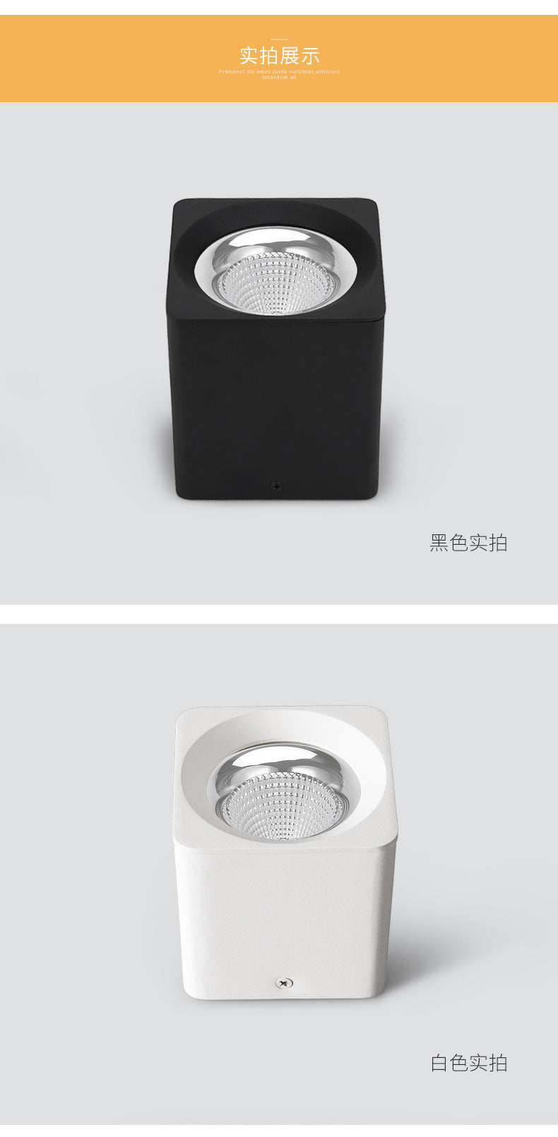 Surface Mounted dimmable 15W COB LED Downlight AC85V-265V lamp COB dimmable LED downlights Ceiling Spot light 6PCS/LOT