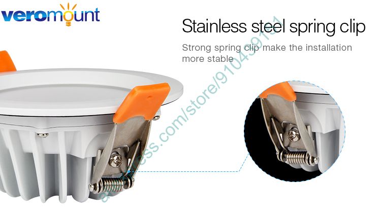 MiBoxer FUT063 6W RGB+CCT LED Downlight AC110V 220V Ceiling Spotlight 2.4G RF Wireless WiFi APP Alexa Google Voice Control