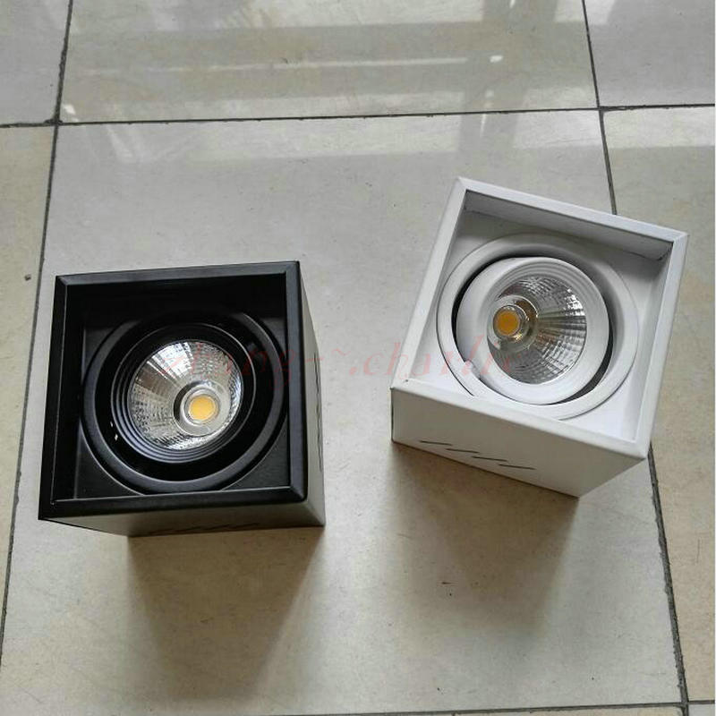 LED Downlight 12W 15W 20W square COB LED Ceiling Downlight light Lamps For Home Lighting Decoration Cold White Warm White