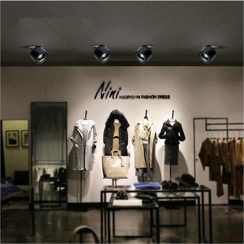 LED Downlight 15W 20W LED Surface Mounted Warm White LED Spot Light for Clothes Store Shopping Mall Livingroom