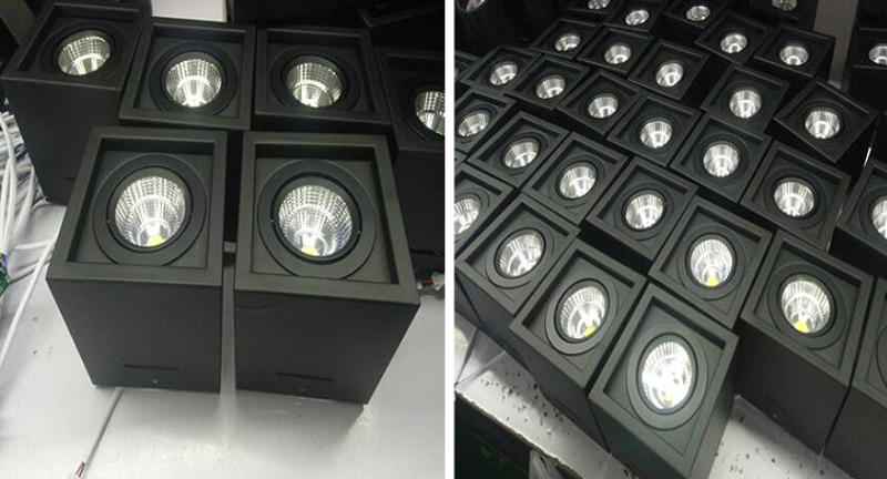 Downlight Residential Dimmable Warm Nature White 12W 20W LED Lamp Light Adjustable AC110V 220V