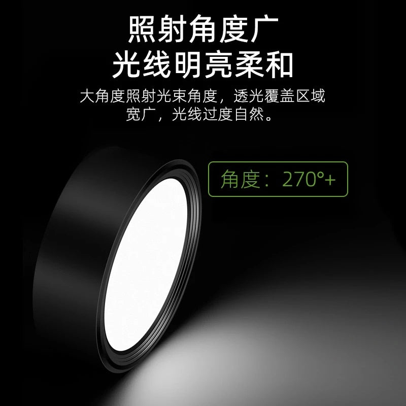 FLKL Surface Mounted Modern LED Downlight LED Spotlight 220V 110V 5/7/12/15/18W Downlight Ceiling Spotlight Fixture for Home