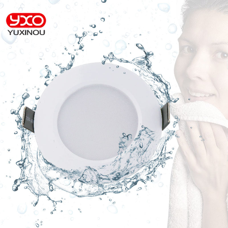 Dimmable Waterproof 12W LED Downlight 12W IC integrated Driverless led Ceiling down lights Warm/cold white for bathroom