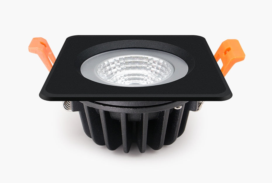 IP65 Waterproof Fire-proof LED Downlight 5W 7W 12W 15W Square Recessed Down light Outdoor Leds Ceiling Lamp For Bathroom Bulb