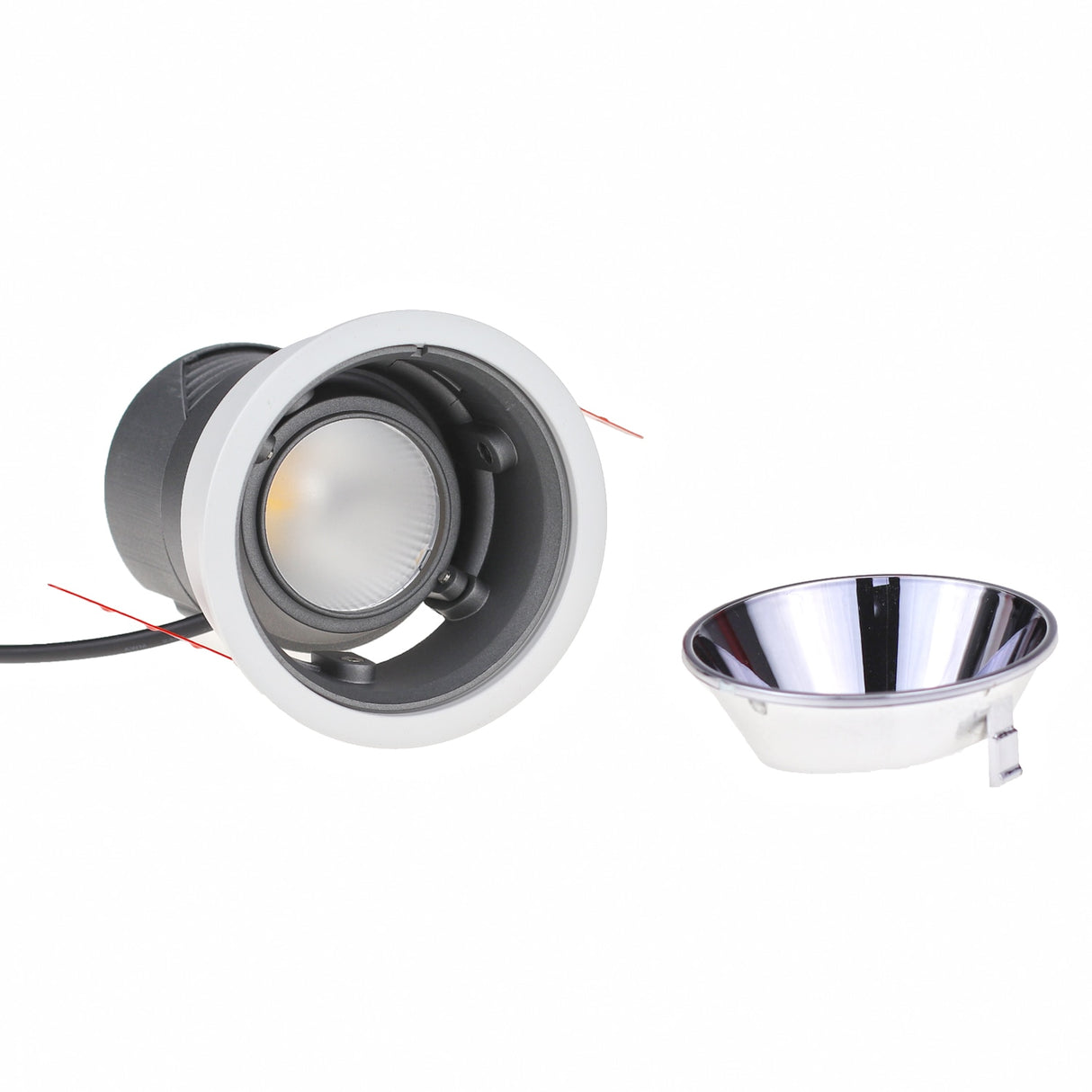 Dimmable 0-10V 12W LED COB Ceiling Lamp AC85-265V Aluminum Recessed Downlights Round Led Spot Light