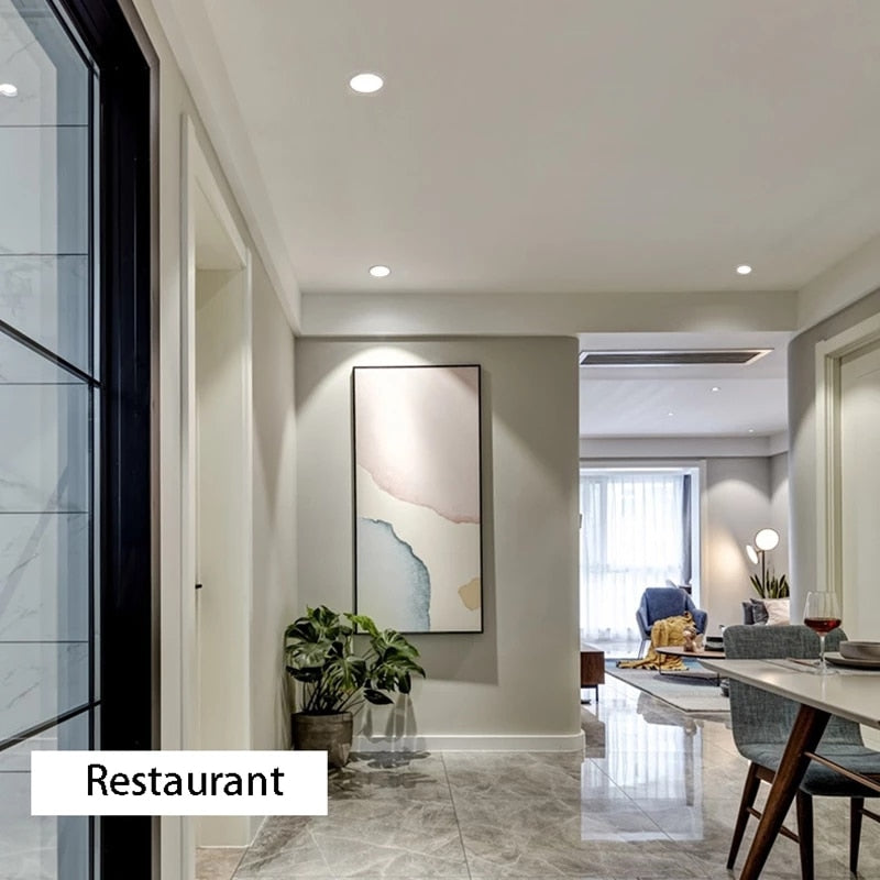 Modern Square/Round Surface Mounted Downlight Replaceable GU10 G5.3 MR16 Spotlight Lamp Holder For Indoor Kitchen illumination