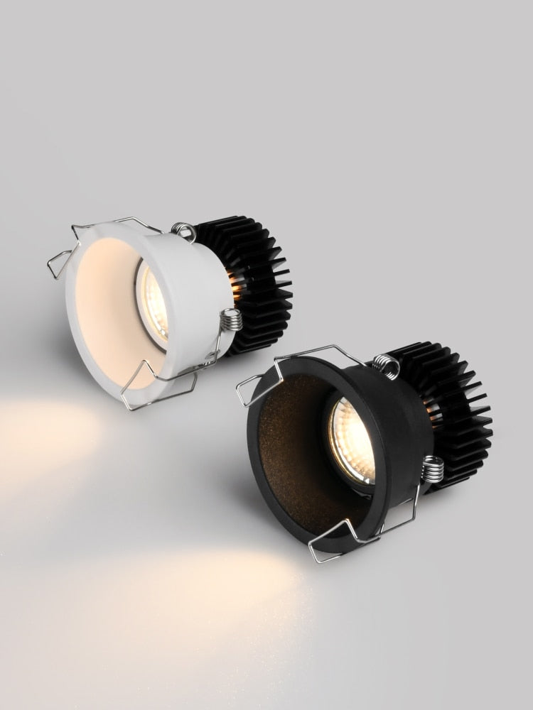 LED Downlight 10W Round Recess Lamp Home Indoor led Spot Lighting for Living Room Bedroom Lights Foyer 110V 220V Aluminum Embed