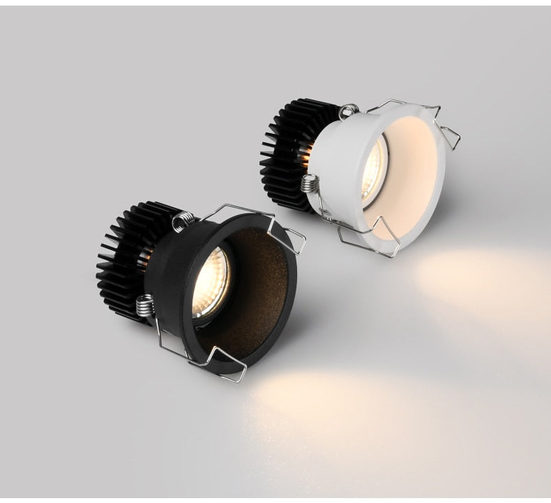 LED Downlight 10W Round Recess Lamp Home Indoor led Spot Lighting for Living Room Bedroom Lights Foyer 110V 220V Aluminum Embed