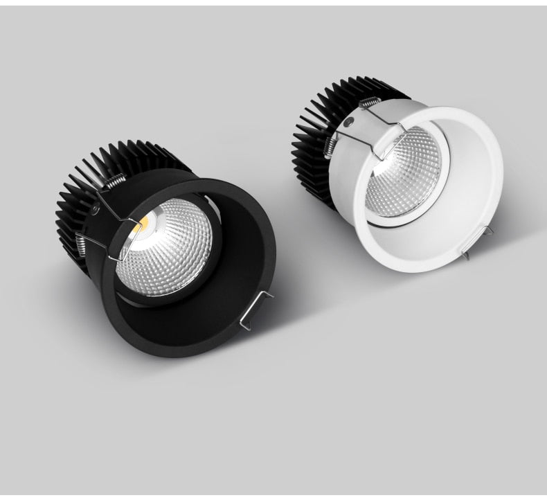 LED Downlight 10W Round Recess Lamp Home Indoor led Spot Lighting for Living Room Bedroom Lights Foyer 110V 220V Aluminum Embed