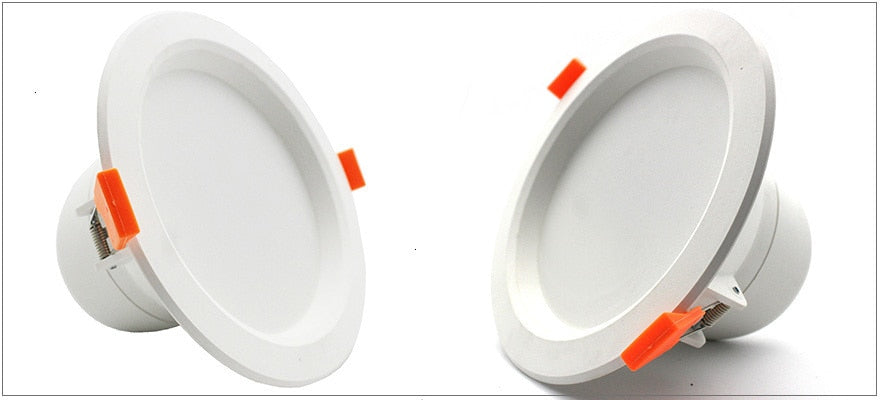 LEDIARY Intelligent Radar Sensor Spot LED Downlights 6W 12W 110-240V 75mm 135mm Cut Hole SMD Round Recessed Ceiling Fixtures