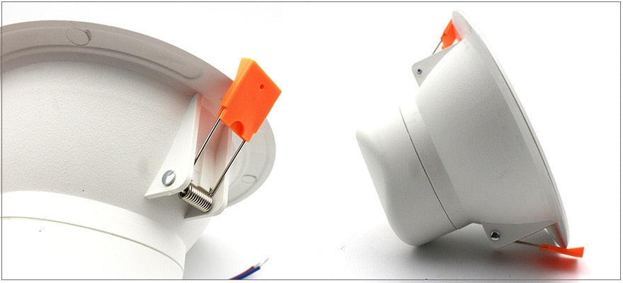 LEDIARY Intelligent Radar Sensor Spot LED Downlights 6W 12W 110-240V 75mm 135mm Cut Hole SMD Round Recessed Ceiling Fixtures