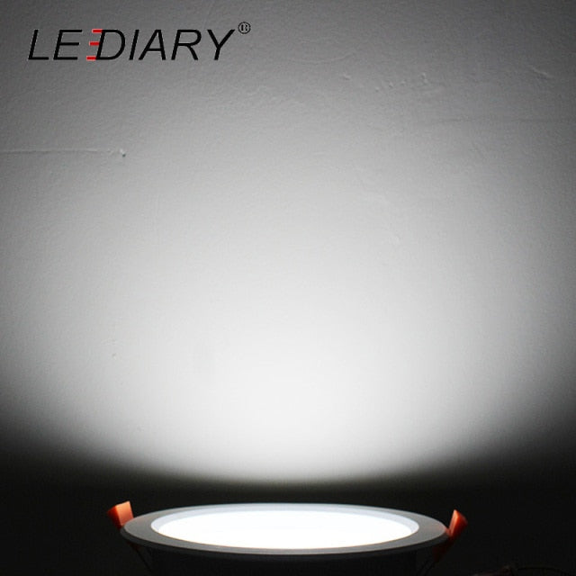 LEDIARY Intelligent Radar Sensor Spot LED Downlights 6W 12W 110-240V 75mm 135mm Cut Hole SMD Round Recessed Ceiling Fixtures