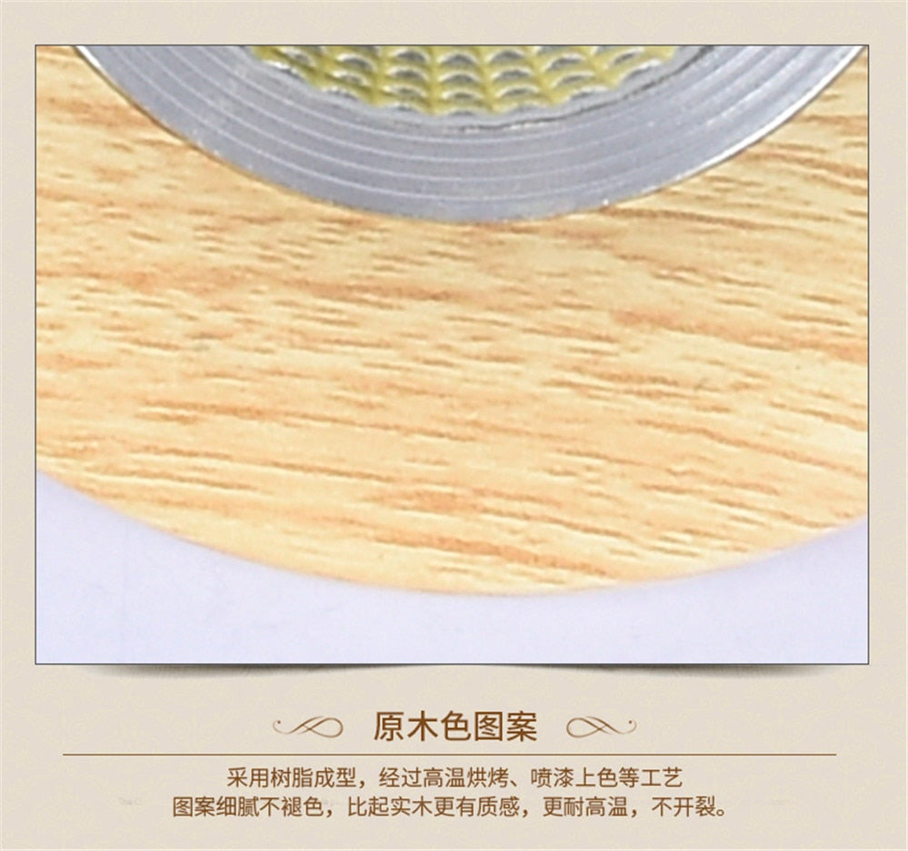 Nordic Wood Color Downlight 3W 5W 7W 110V 220V Adjustable Angle Led Spotlight Living Room Dining Room Recessed Lamp Hole 6-9Cm