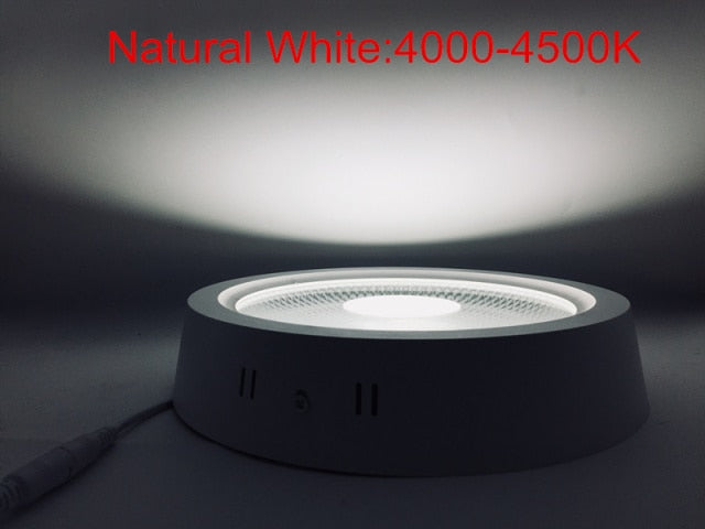 LED Surface Light Lamp 10W 15W 25W COB LED Downlight No Cutting Needed Ceiling Panel Light 110V 220V Real Power Spot LED Light