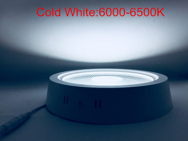 LED Surface Light Lamp 10W 15W 25W COB LED Downlight No Cutting Needed Ceiling Panel Light 110V 220V Real Power Spot LED Light