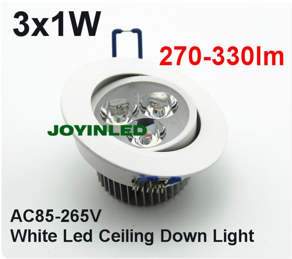 Dimmable LED Downlight 2pcs/lot Daylight 3W 6W 220V Spot Led Encastrable Exterieur Led Downlight