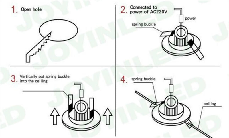 Dimmable LED Downlight 2pcs/lot Daylight 3W 6W 220V Spot Led Encastrable Exterieur Led Downlight