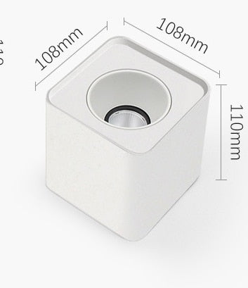 Surface Mounted LED COB Downlight 7W 14W Home Spot Light 110V 220V Dimmable Ceiling Lamp Natural White for Bedroom Lighting