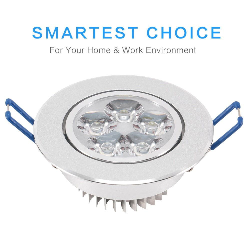 LED Spot LED Downlight Dimmable 10 pack/lots Bright light Recessed decoration Ceiling Lamp 110V 220V AC85-265V For Home light
