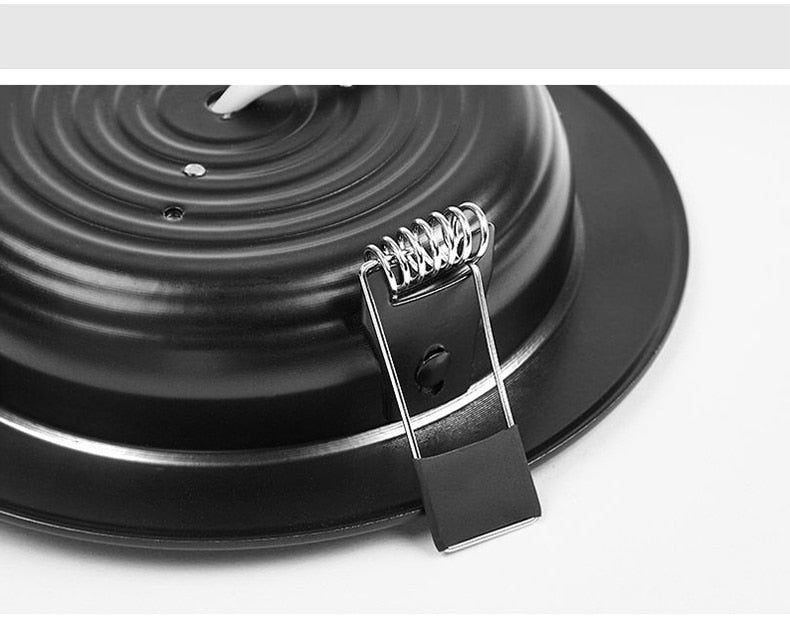 LED Downlight Waterproof Black Shell IP65 5W 7W 9W 12W 15W 18W 10 pcs Cold Warm Natural White Spot Lamp 220V 230V Indoor Lighting