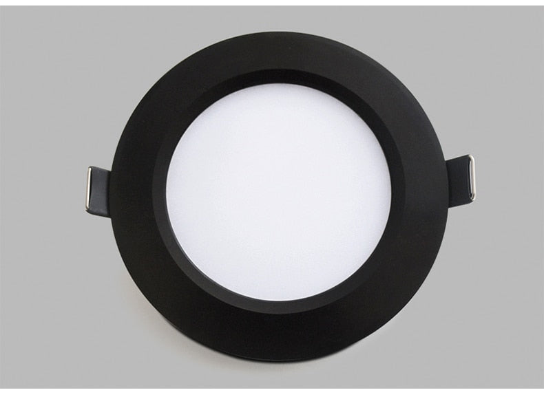 LED Downlight Waterproof Black Shell IP65 5W 7W 9W 12W 15W 18W 10 pcs Cold Warm Natural White Spot Lamp 220V 230V Indoor Lighting